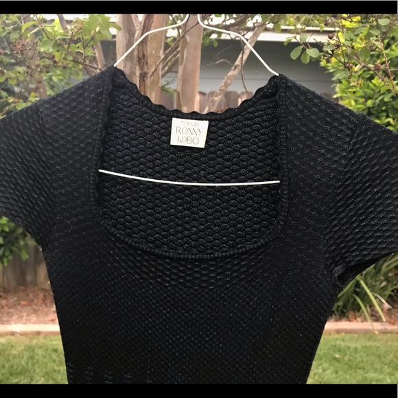 Torn by Ronny Kobo Black Skater Dress - Picture 5 of 8